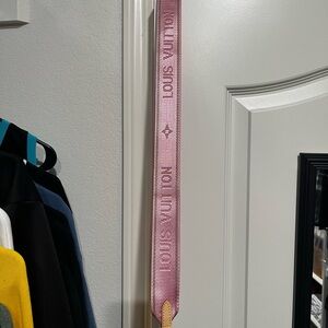 Louis Vuitton Adjustable Pink Shoulder Strap